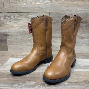 Ariat Heritage Roper Brown Leather Western Boots Women's Size 6.5
