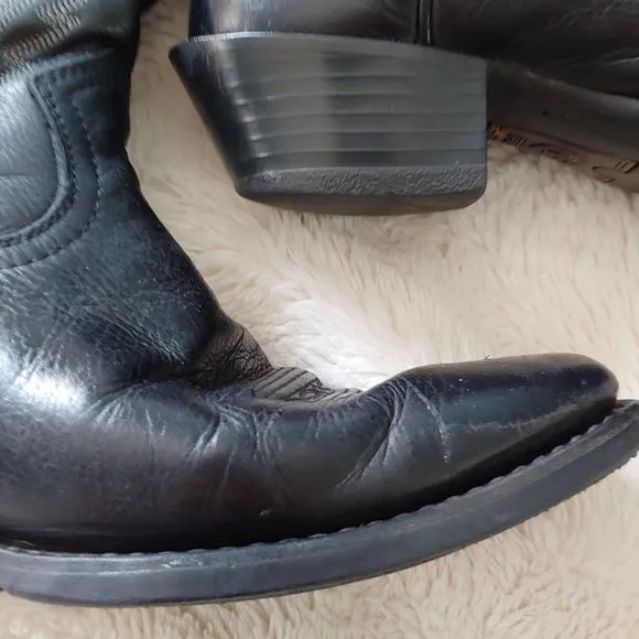 Ariat Men’s Black Deertan Legend Phoenix Boots squar toe 10010938 size 9EEE