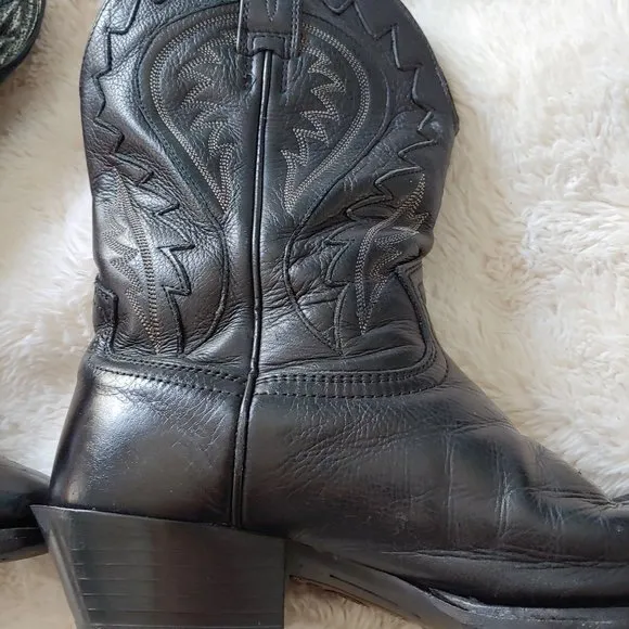 Ariat Men’s Black Deertan Legend Phoenix Boots squar toe 10010938 size 9EEE