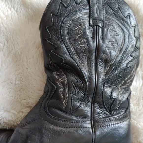 Ariat Men’s Black Deertan Legend Phoenix Boots squar toe 10010938 size 9EEE