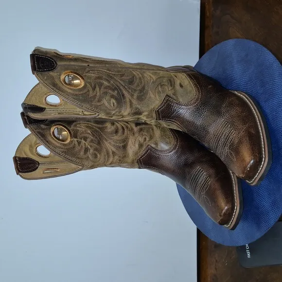 Ariat Men's Heritage Roughstock Brown Western Boots sz. 8D (#1635)