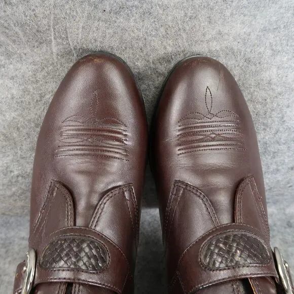 Ariat Shoes Womens 6.5 Bootie Buckle Strap Leather Western Equestrian Ankle Boot