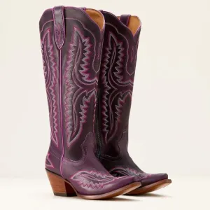 Ariat Women’s DEEP AMETHYST Leather Casanova Snip Toe Western Cowboy Boots