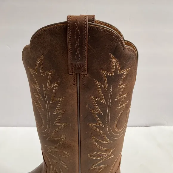 ARIAT Women's Heritage Western R Toe Boots Distressed Brown Leather Size 6.5B