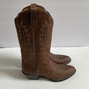 ARIAT Women's Heritage Western R Toe Boots Distressed Brown Leather Size 6.5B