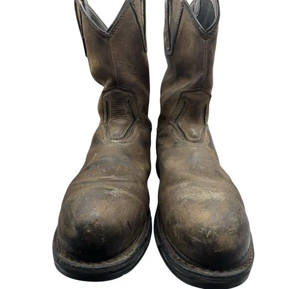 Ariat WorkHog XT Carbon Toe Work Boots Men’s 11D Brown Leather Slip Resistant