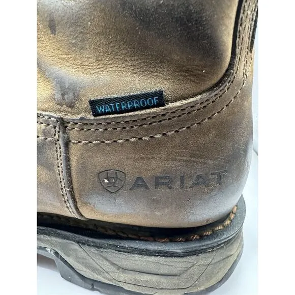 Ariat WorkHog XT Carbon Toe Work Boots Men’s 11D Brown Leather Slip Resistant
