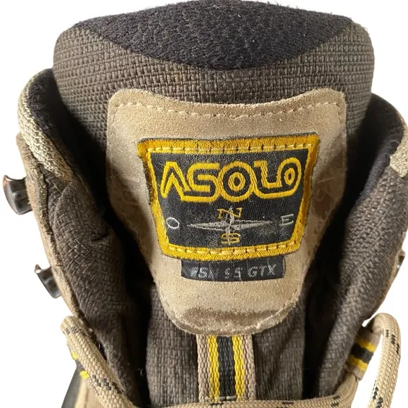 Asolo FSN 95 GTX Mens Sz 14 Hiking Boot Trail Outdoor Mid Height Suede Leather