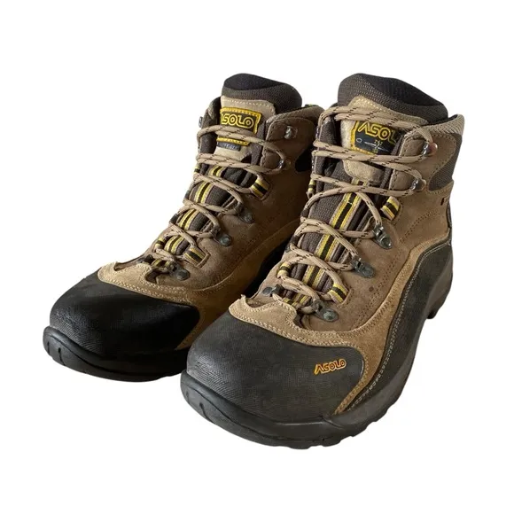 Asolo FSN 95 GTX Mens Sz 14 Hiking Boot Trail Outdoor Mid Height Suede Leather