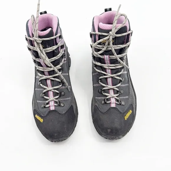 Asolo Horizon 1 GTX Waterproof Hiking Boot Women size 40 8 Purple Gray