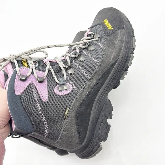 Asolo Horizon 1 GTX Waterproof Hiking Boot Women size 40 8 Purple Gray