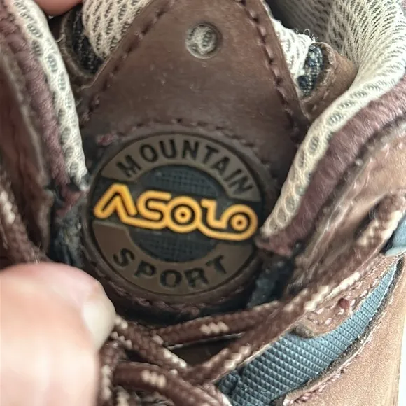 Asolo Quasar Brown Leather Vibram Sole Ankle Lace Up Unisex Hiking Boots…