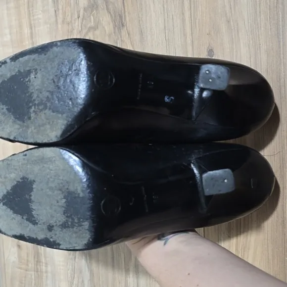 Authentic Black Chanel Heels