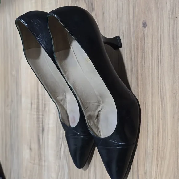 Authentic Black Chanel Heels