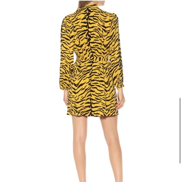 Authentic Saint Laurent Yellow TigerDress new with Tags