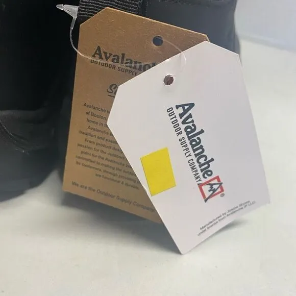 AVALANCHE Men’s Low Hiker Boots Lace Up Black Size 7.5 New No Box