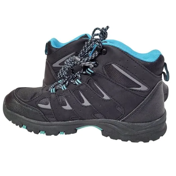 Avalanche Women's Hiking Boots Black Gear Ankle Lace Up Outerwear Shoes Size 9