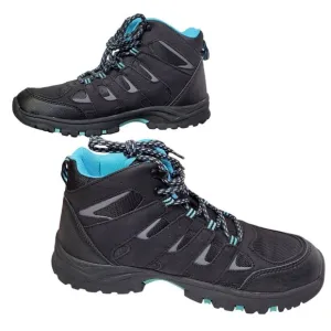 Avalanche Women's Hiking Boots Black Gear Ankle Lace Up Outerwear Shoes Size 9