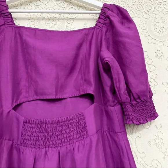 ba&amp;sh Robe Palaia Dress in Violet