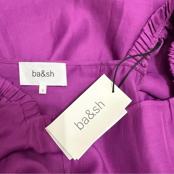 ba&amp;sh Robe Palaia Dress in Violet