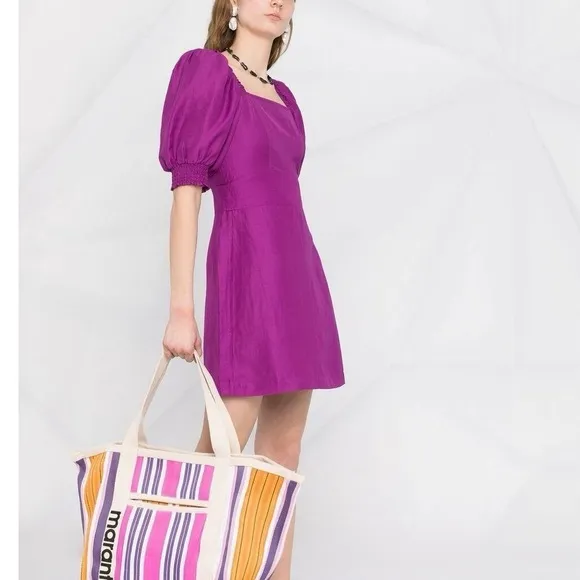 ba&amp;sh Robe Palaia Dress in Violet