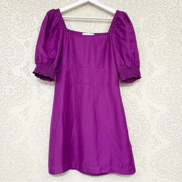ba&amp;sh Robe Palaia Dress in Violet