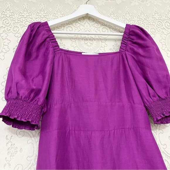 ba&amp;sh Robe Palaia Dress in Violet
