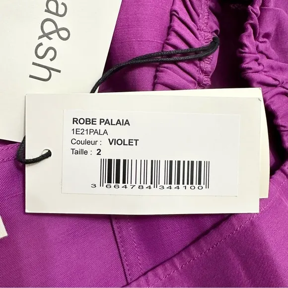 ba&amp;sh Robe Palaia Dress in Violet