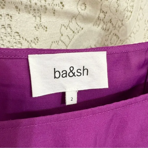 ba&amp;sh Robe Palaia Dress in Violet