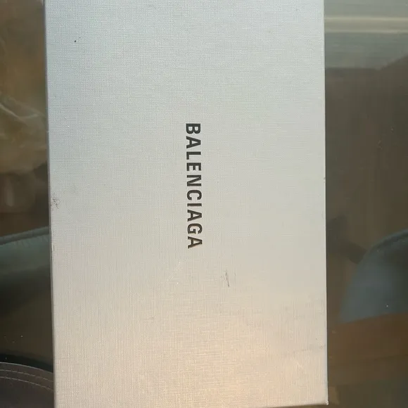 Balenciaga Silver Heels Sparkling Elegance