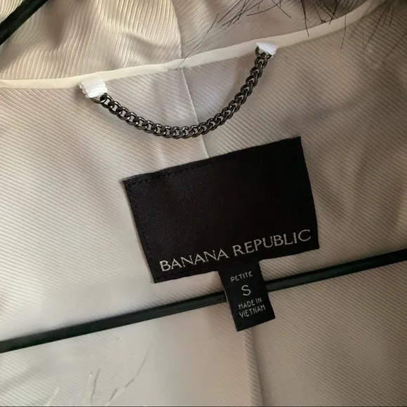 BANANA REPUBLIC | EUC Brown Faux Fur Lined Vest with Pockets Small