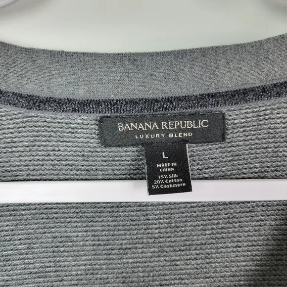 Banana Republic Luxury Blend Mens Cardigan Sz Large Like New