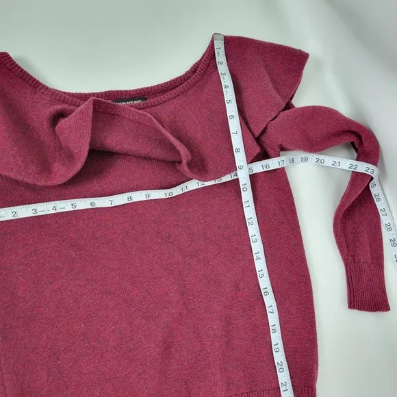 Banana Republic Merino Xtra Fine Wool and Cashmere Knit Sweater Sz Small