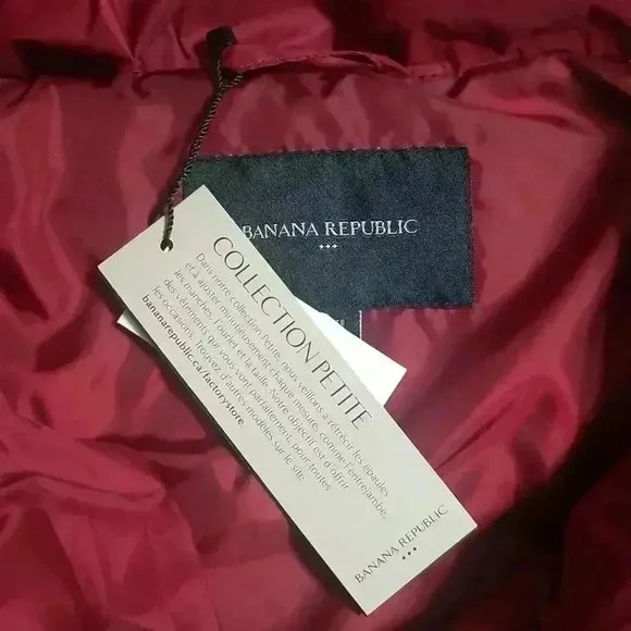 Banana Republic Funnel-Neck Puffer Coat