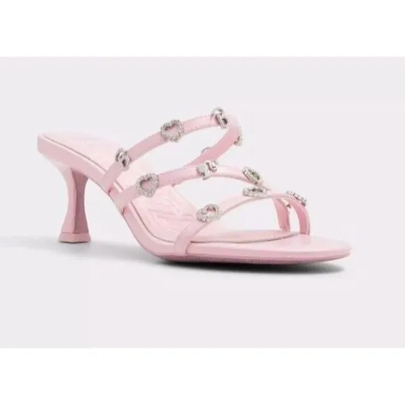 Barbie x Aldo Size 9 Limited Edition Pink Kitten Heels New No Box
