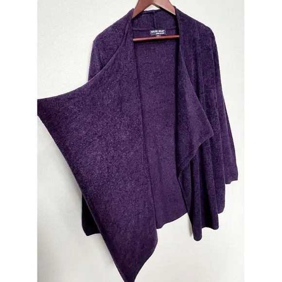 Barefoot Dreams Bamboo Cozy Chic Lite Calypso Wrap Cardigan Purple Size S/M $110