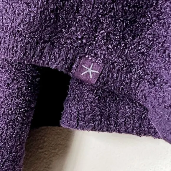 Barefoot Dreams Bamboo Cozy Chic Lite Calypso Wrap Cardigan Purple Size S/M $110