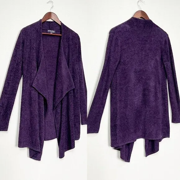 Barefoot Dreams Bamboo Cozy Chic Lite Calypso Wrap Cardigan Purple Size S/M $110