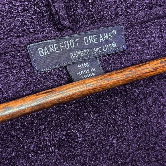 Barefoot Dreams Bamboo Cozy Chic Lite Calypso Wrap Cardigan Purple Size S/M $110