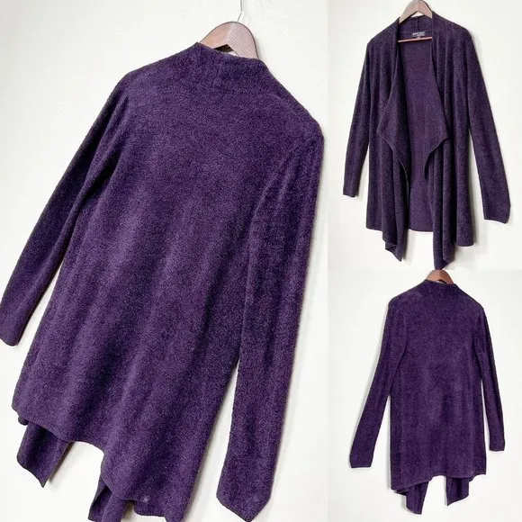 Barefoot Dreams Bamboo Cozy Chic Lite Calypso Wrap Cardigan Purple Size S/M $110