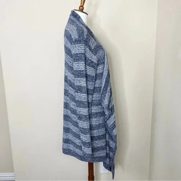 Barefoot Dreams Cozychic Lite Calypso Wrap Striped Blue