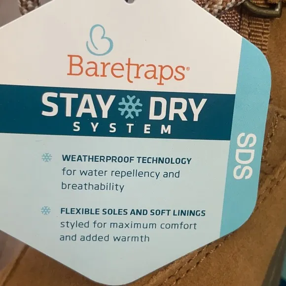BareTraps Aero Stay Dry Boots in Whiskey Size 6 Medium