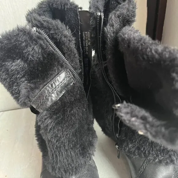 BARETRAPS ARRIVE BOOTS WITH FAUX FUR SZ 7M