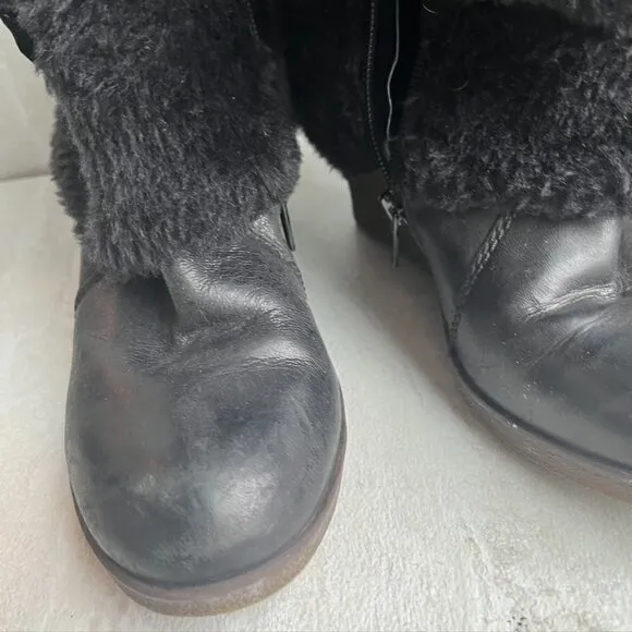 BARETRAPS ARRIVE BOOTS WITH FAUX FUR SZ 7M