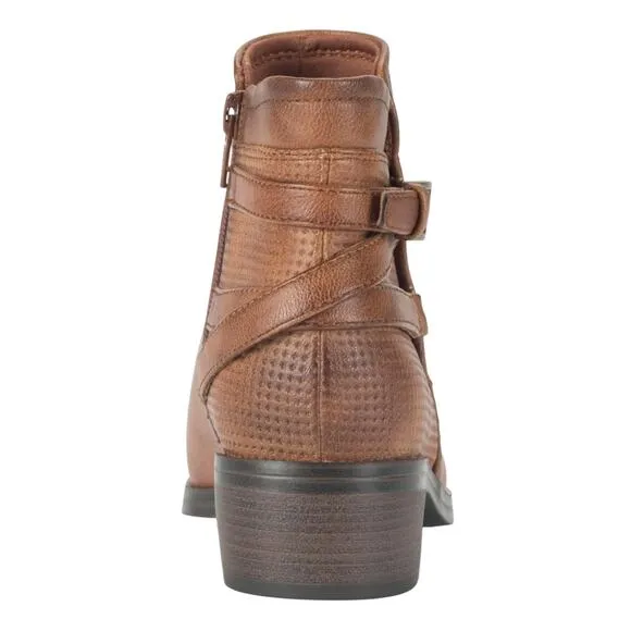Baretraps Women's Mackenzie Buckle Booties Brown Size 7 1/2