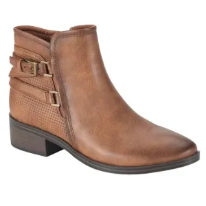 Baretraps Women's Mackenzie Buckle Booties Brown Size 7 1/2