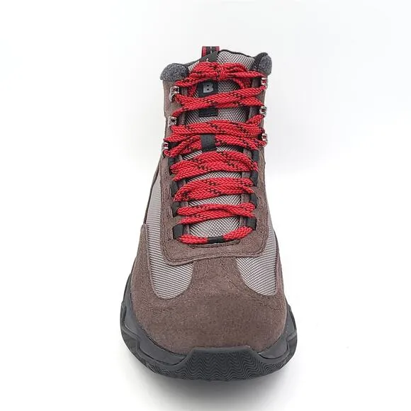 Bass Outdoor Men Hiking Boots Field Alpine 2 Size US 10.5 Brown Waterproof Suede