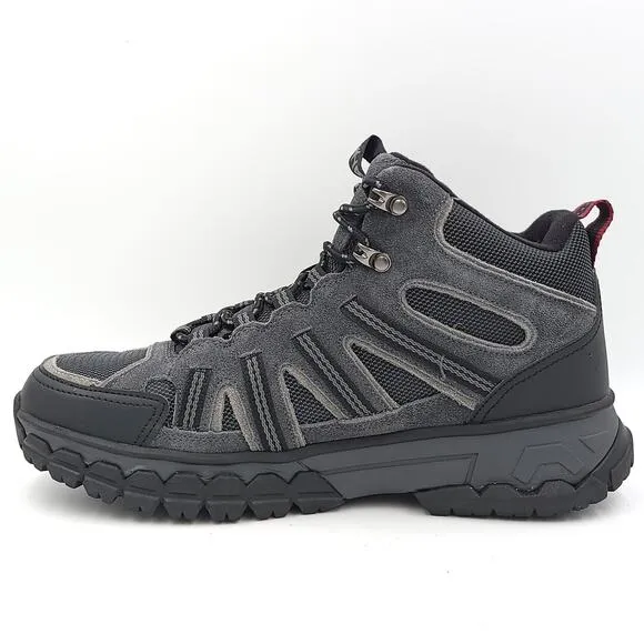 Bass Outdoor Men Hiking boots Peak Hiker 2 Mid Size US 8.5 Grey Suede Mesh