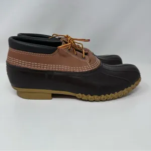 Bean Boots , Gumshoe by L.L. Bean Made in USA Tan/Bean Boot Brown/Gum Size 12