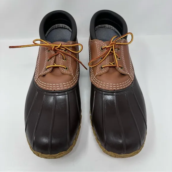 Bean Boots , Gumshoe by L.L. Bean Made in USA Tan/Bean Boot Brown/Gum Size 12